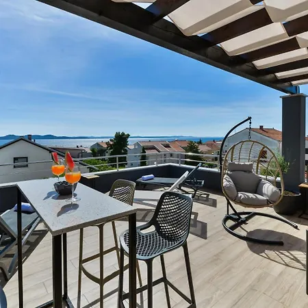 Villa Crowonder Adriana - With Heated Swimming Pool, Jacuzzi And Sauna Zadar